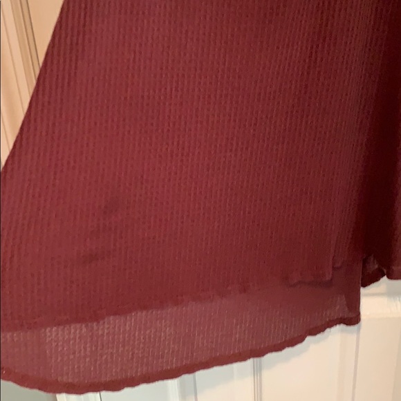 Buckle Brand Cold Shoulder Waffle Knit Top - Picture 5 of 8